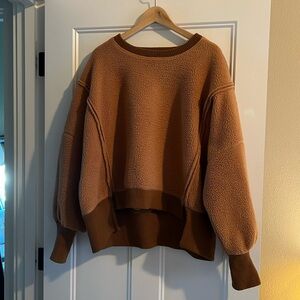 We The Free Warm Tan Crew Neck Sweater